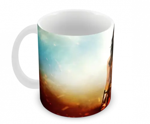 Caneca Polímero Mulher Maravilha Personalizada