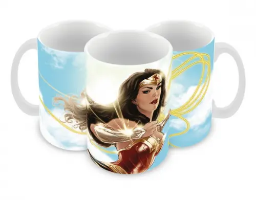 Caneca Polímero Mulher Maravilha Personalizada