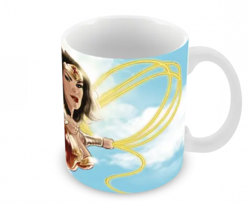 Caneca Polímero Mulher Maravilha Personalizada