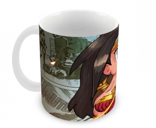 Caneca Polímero Mulher Maravilha Personalizada