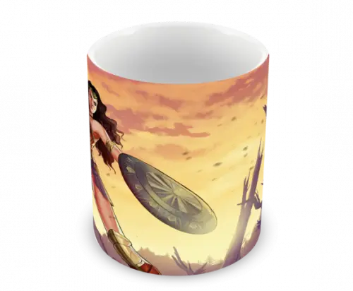 Caneca Polímero Mulher Maravilha Personalizada