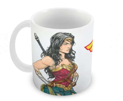 Caneca Polímero Mulher Maravilha Personalizada