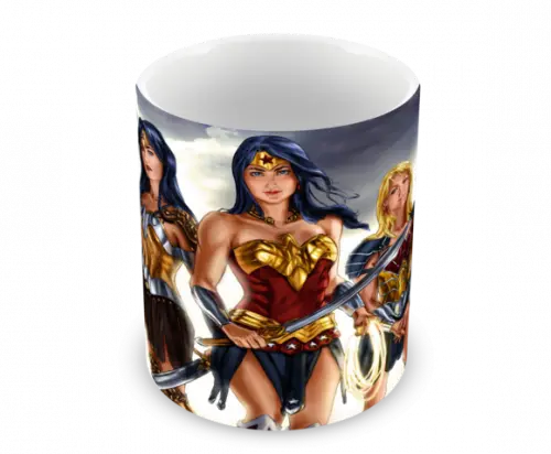 Caneca Polímero Mulher Maravilha Personalizada