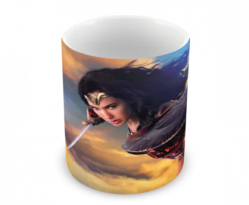 Caneca Polímero Mulher Maravilha Personalizada