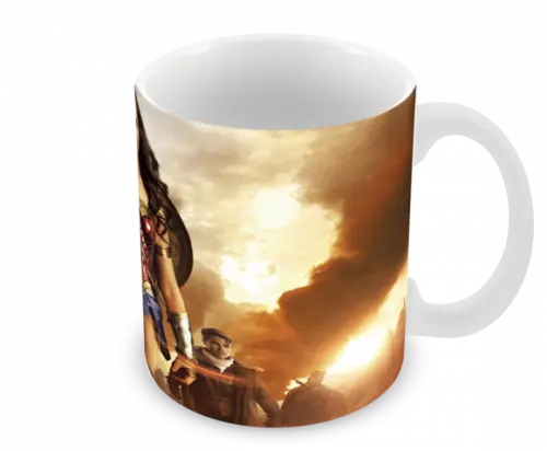 Caneca Polímero Mulher Maravilha Personalizada