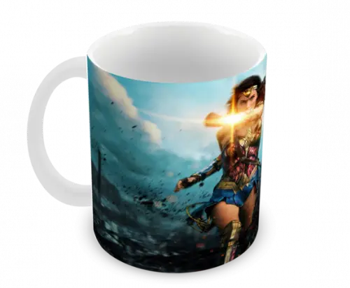 Caneca Polímero Mulher Maravilha Personalizada