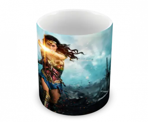 Caneca Polímero Mulher Maravilha Personalizada