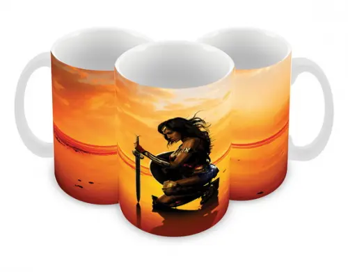 Caneca Polímero Mulher Maravilha Personalizada