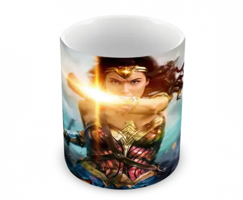 Caneca Polímero Mulher Maravilha Personalizada