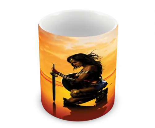 Caneca Polímero Mulher Maravilha Personalizada
