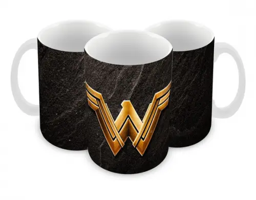 Caneca Polímero Mulher Maravilha Personalizada
