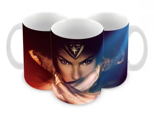 Caneca Polímero Mulher Maravilha Personalizada