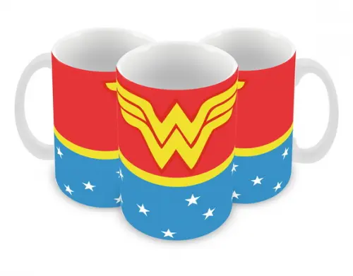 Caneca Polímero Mulher Maravilha Personalizada