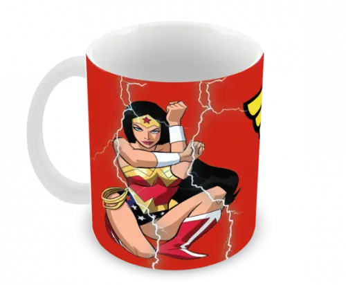 Caneca Polímero Mulher Maravilha Personalizada