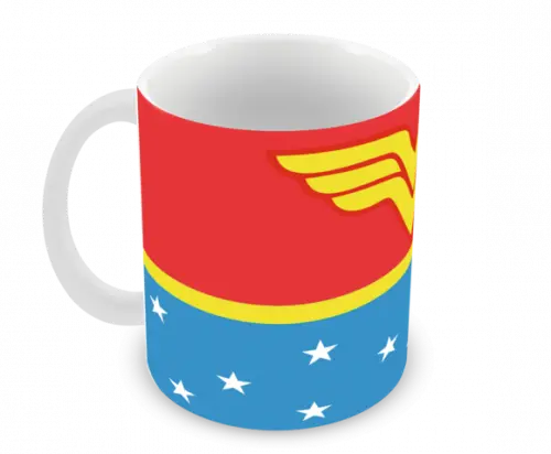 Caneca Polímero Mulher Maravilha Personalizada