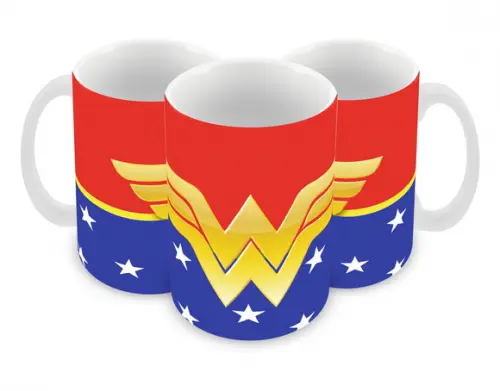 Caneca Polímero Mulher Maravilha Personalizada