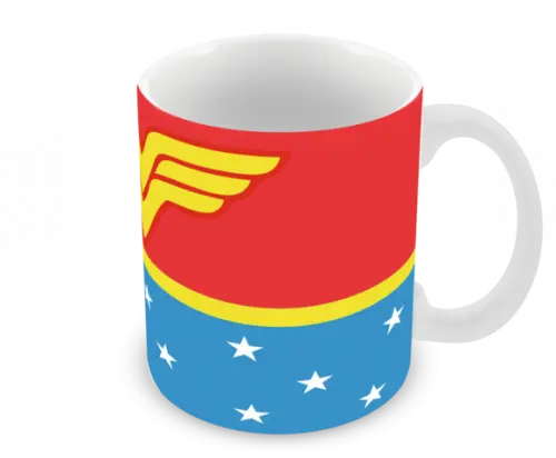 Caneca Polímero Mulher Maravilha Personalizada