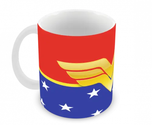 Caneca Polímero Mulher Maravilha Personalizada