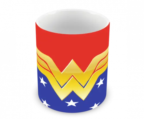 Caneca Polímero Mulher Maravilha Personalizada