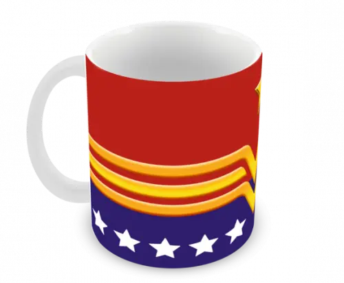 Caneca Polímero Mulher Maravilha Personalizada