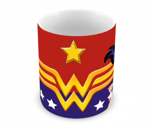 Caneca Polímero Mulher Maravilha Personalizada