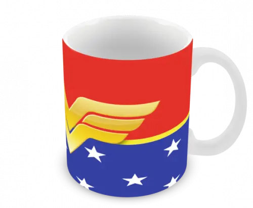 Caneca Polímero Mulher Maravilha Personalizada