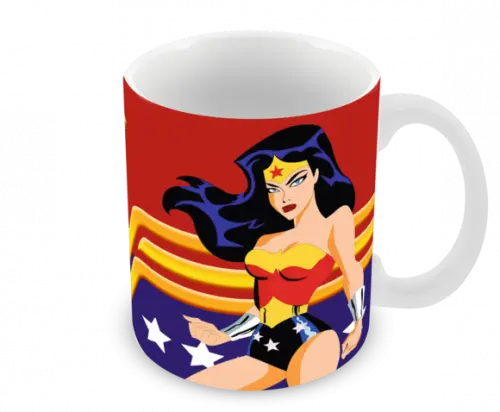 Caneca Polímero Mulher Maravilha Personalizada