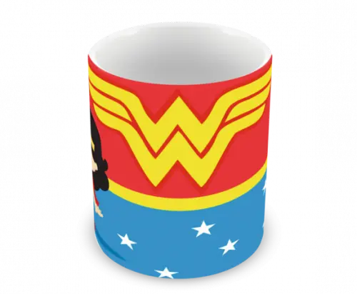 Caneca Polímero Mulher Maravilha Personalizada