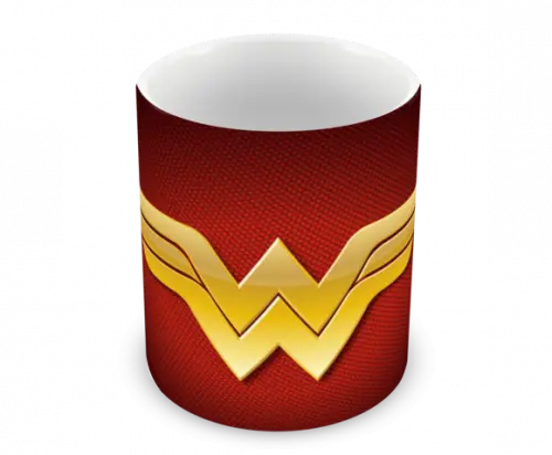 Caneca Polímero Mulher Maravilha Personalizada
