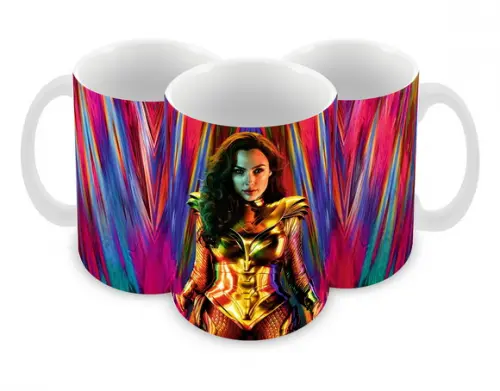 Caneca Polímero Mulher Maravilha Personalizada