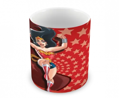 Caneca Polímero Mulher Maravilha Personalizada