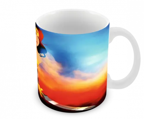 Caneca Polímero Mulher Maravilha Personalizada
