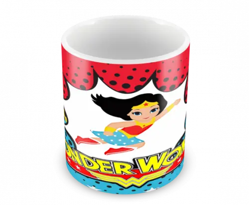 Caneca Polímero Mulher Maravilha Personalizada