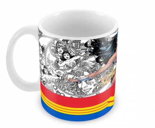 Caneca Polímero Mulher Maravilha Personalizada