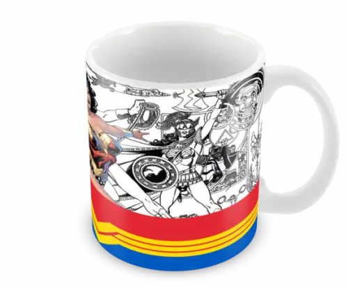 Caneca Polímero Mulher Maravilha Personalizada