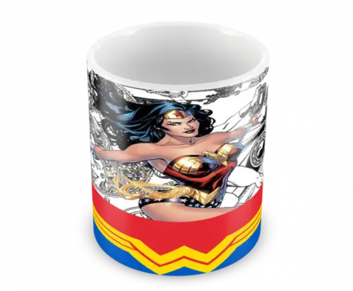 Caneca Polímero Mulher Maravilha Personalizada