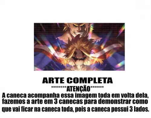 Caneca Polímero My Hero Academia Personalizada