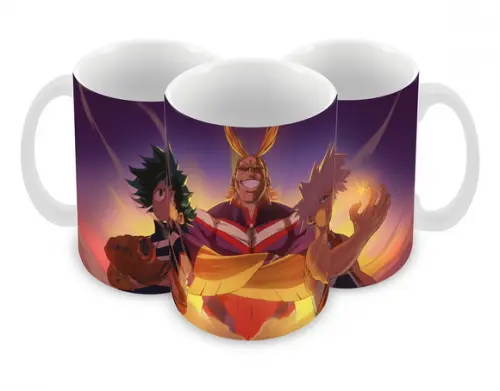 Caneca Polímero My Hero Academia Personalizada