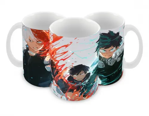 Caneca Polímero My Hero Academia Personalizada