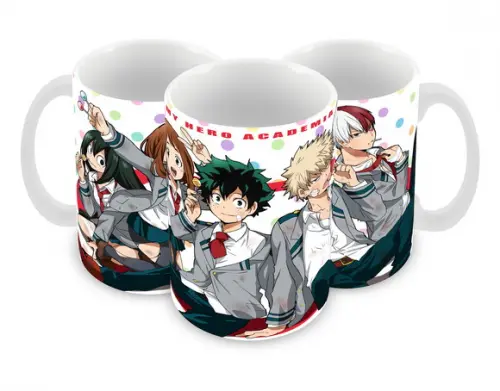 Caneca Polímero My Hero Academia Personalizada