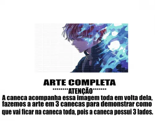 Caneca Polímero My Hero Academia Personalizada