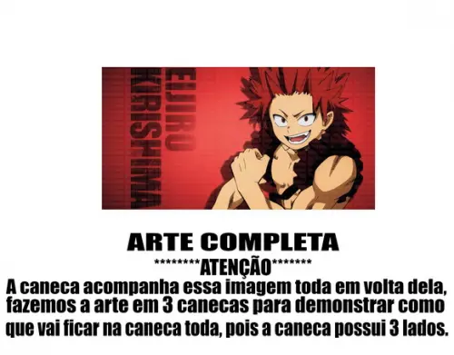 Caneca Polímero My Hero Academia Personalizada