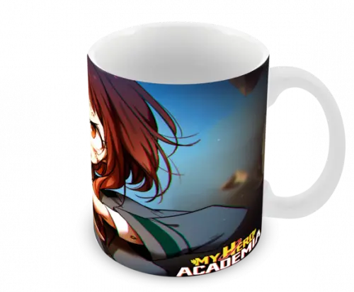 Caneca Polímero My Hero Academia Uraraka Personalizada