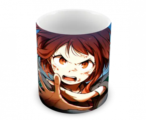 Caneca Polímero My Hero Academia Uraraka Personalizada