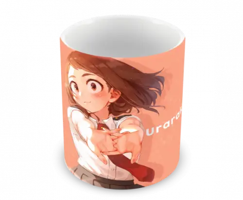 Caneca Polímero My Hero Academia Uraraka Personalizada