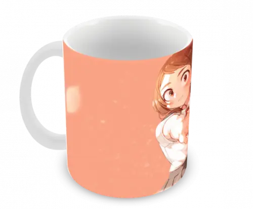Caneca Polímero My Hero Academia Uraraka Personalizada