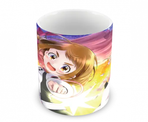 Caneca Polímero My Hero Academia Uraraka Personalizada