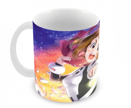 Caneca Polímero My Hero Academia Uraraka Personalizada