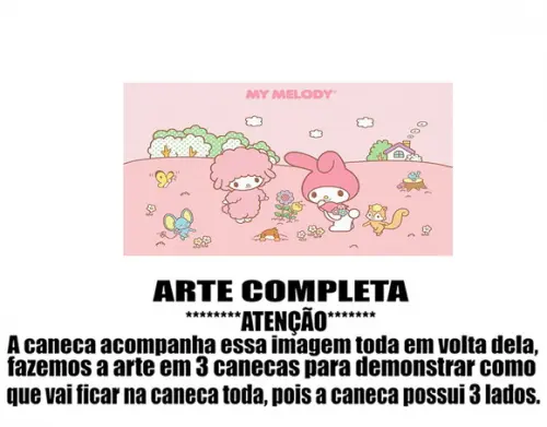 Caneca Polímero My Melody Personalizada