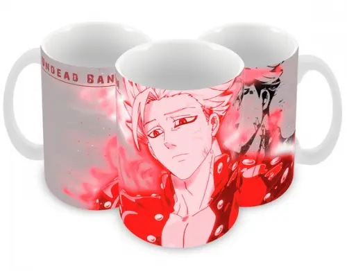 Caneca Polímero Nanatsu no Taizai Ban Personalizada